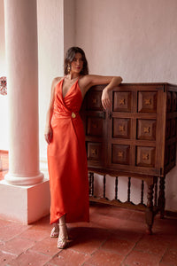 Vestido Ambar unicolor