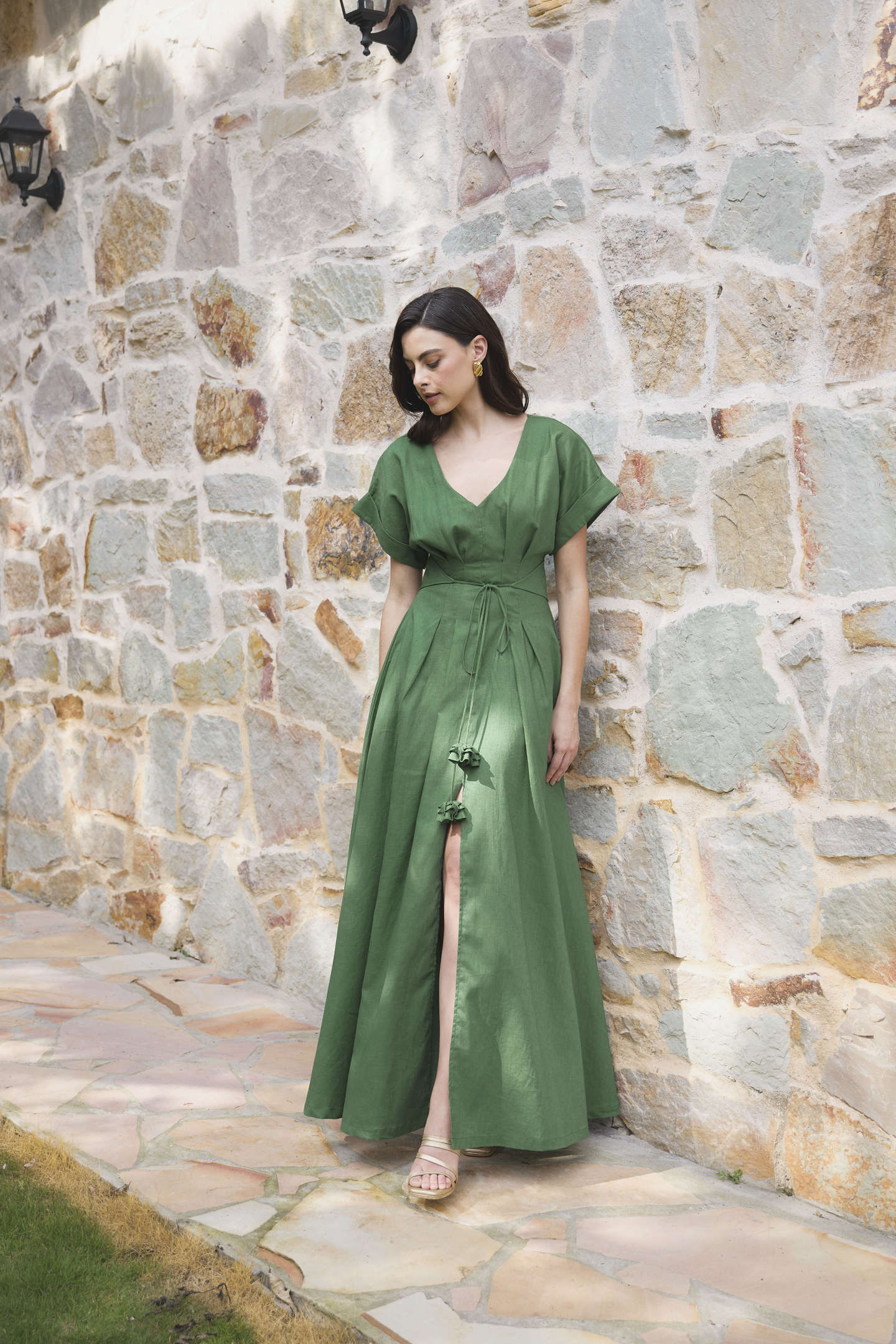 Vestido Clio verde
