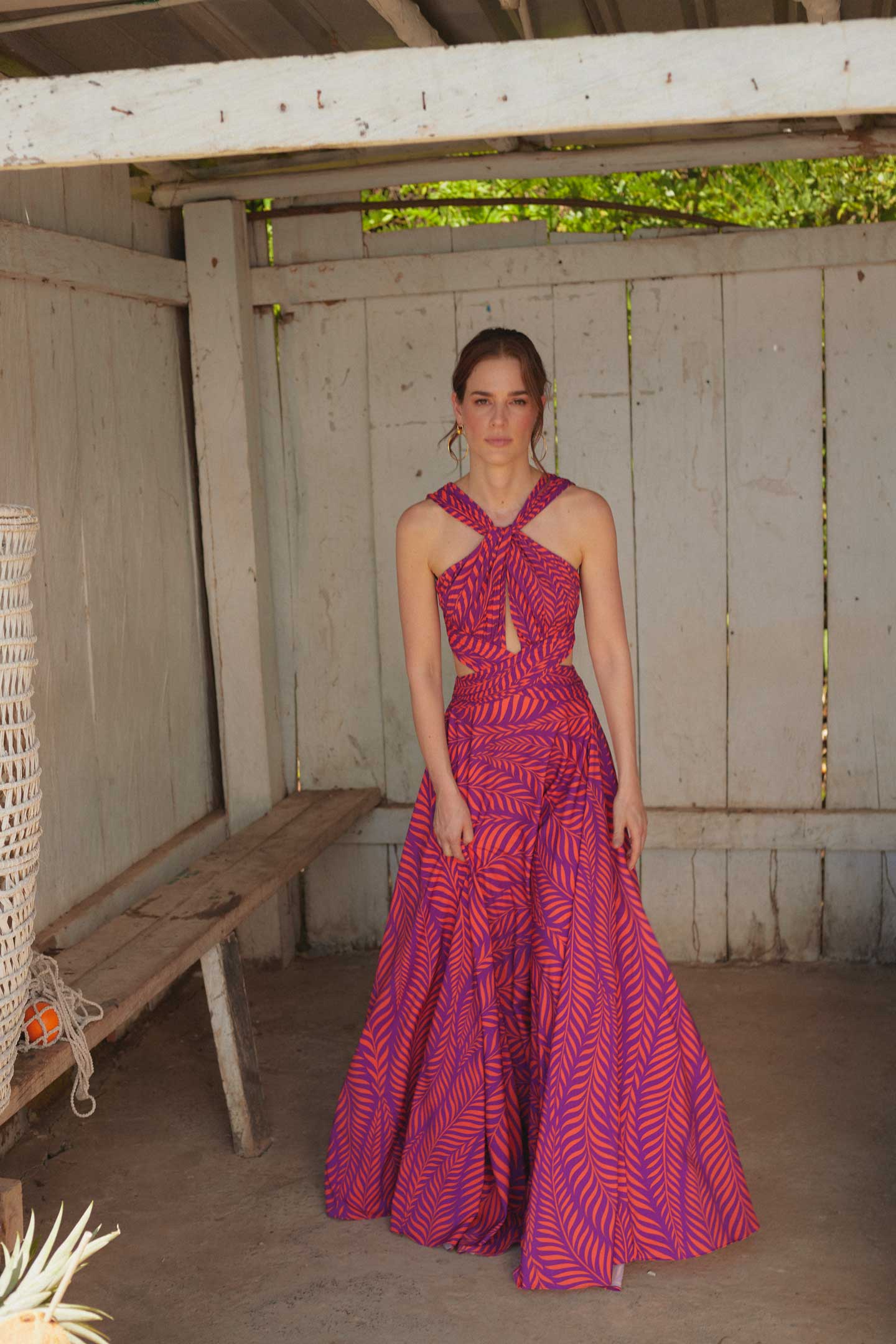 Vestido BoraEstampado