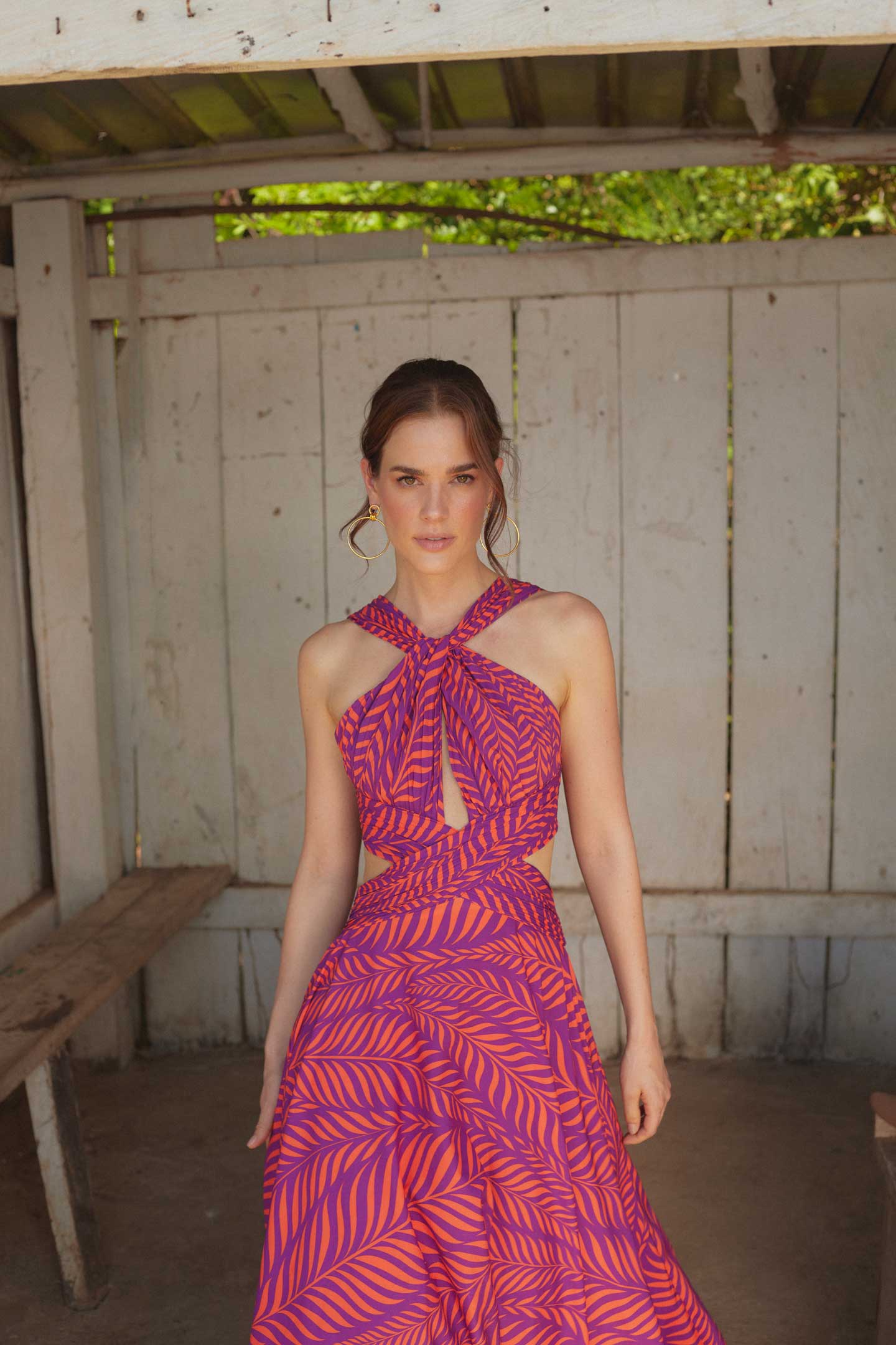 Vestido BoraEstampado