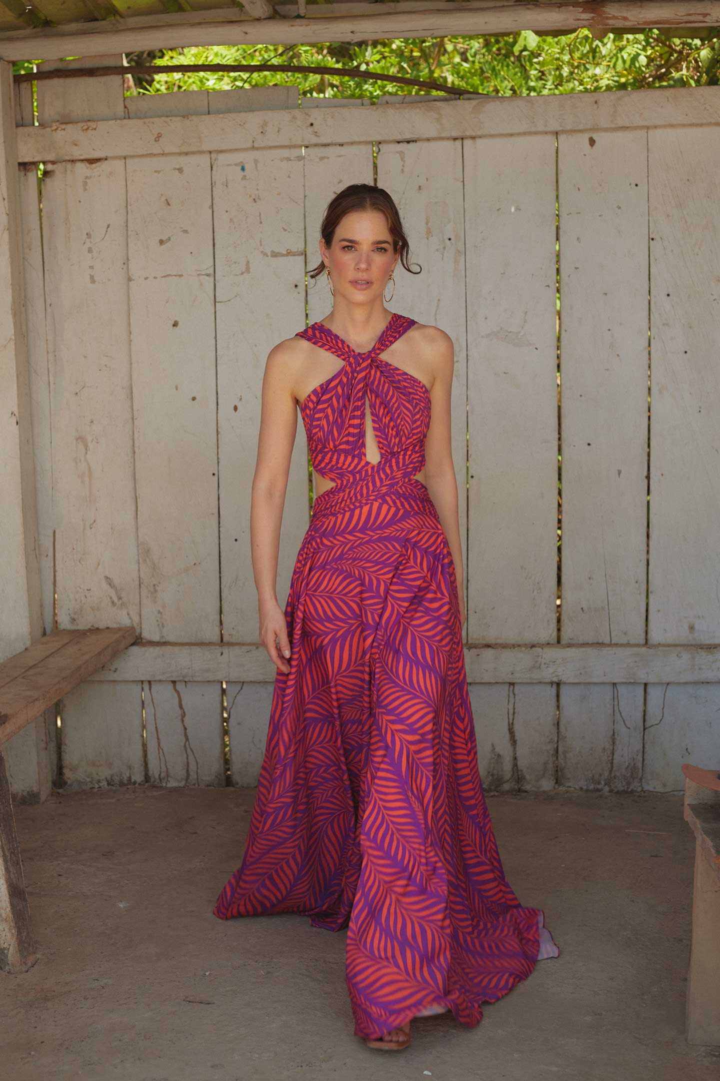 Vestido BoraEstampado