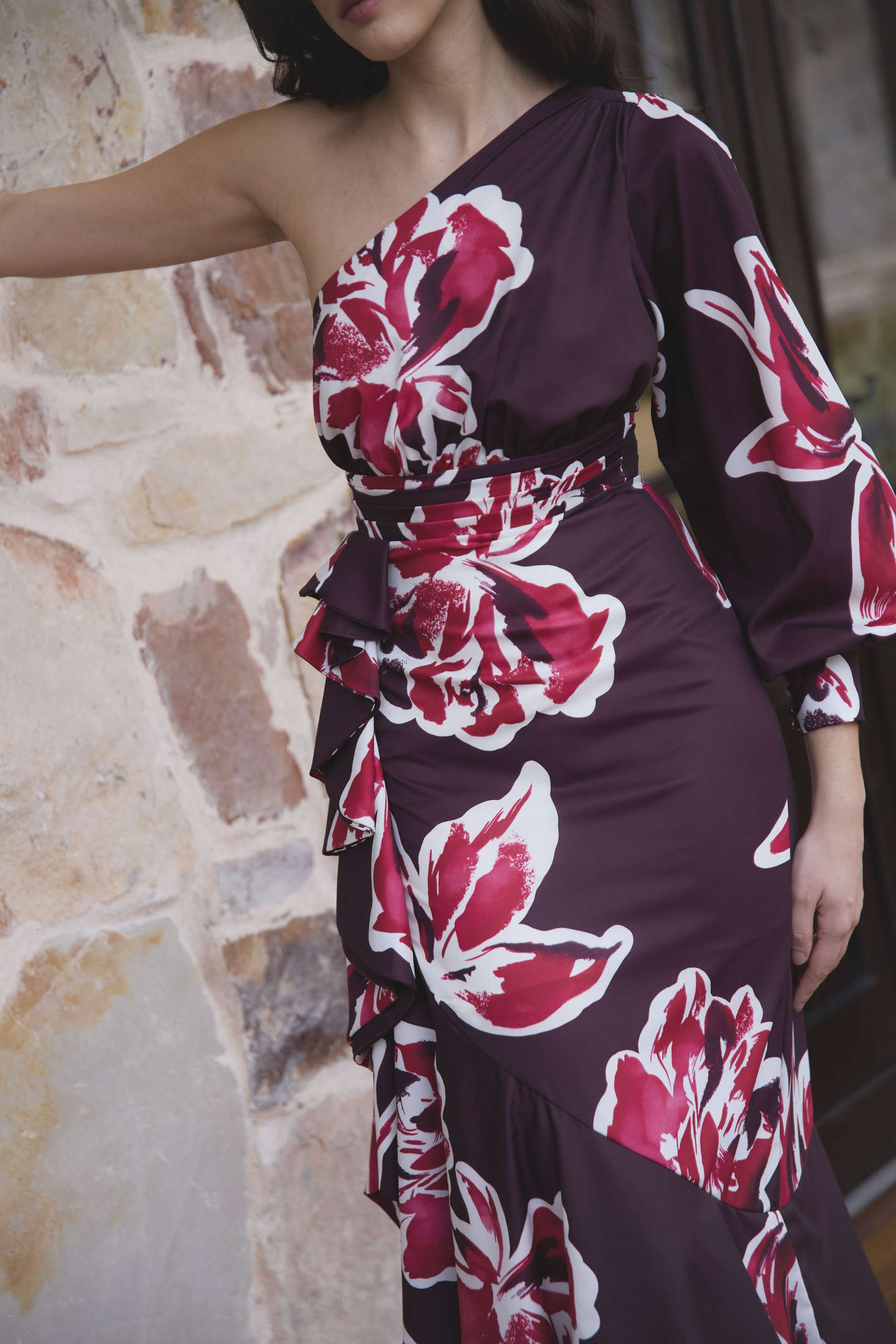 Vestido Stela estampado