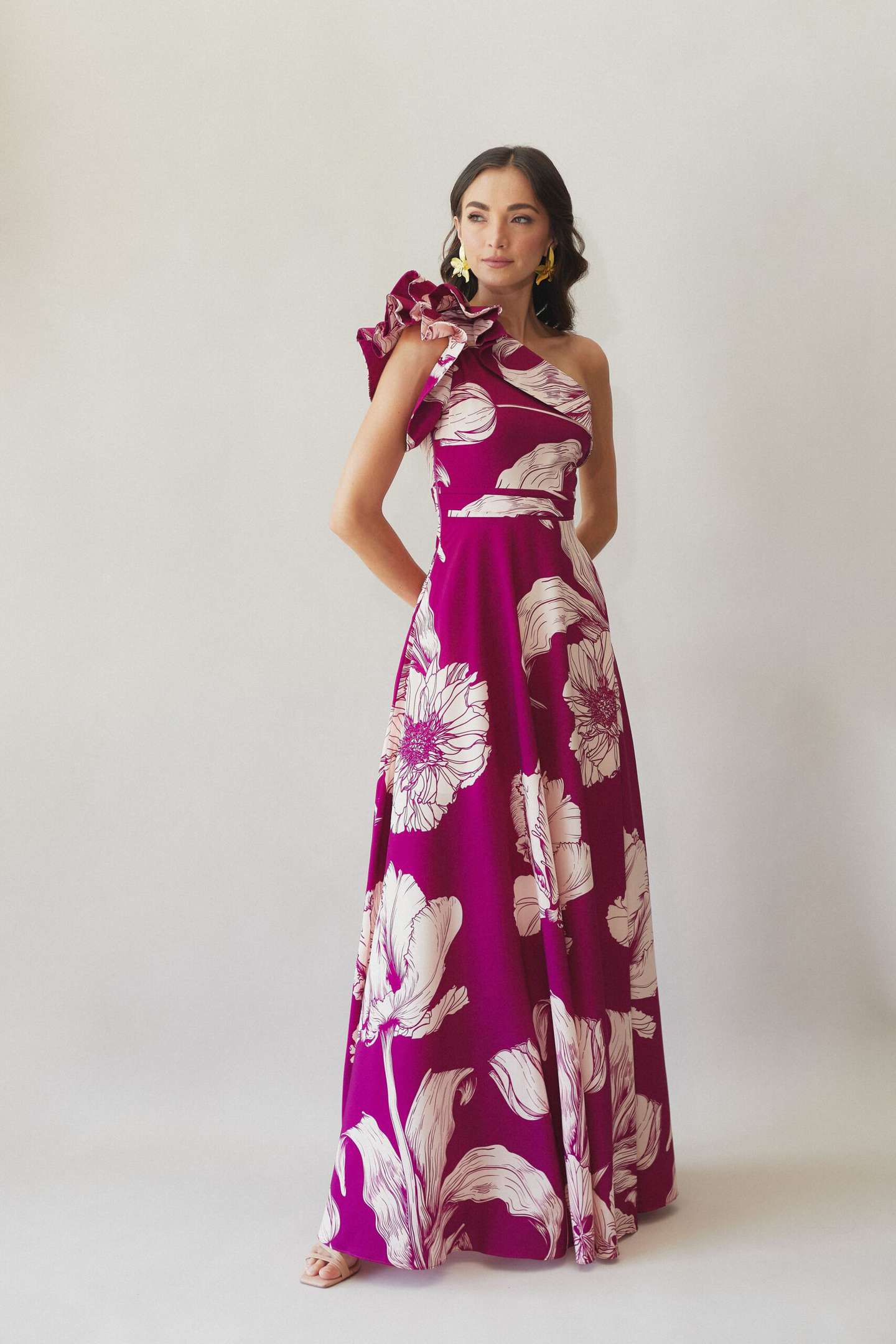 Vestido Fatima magenta