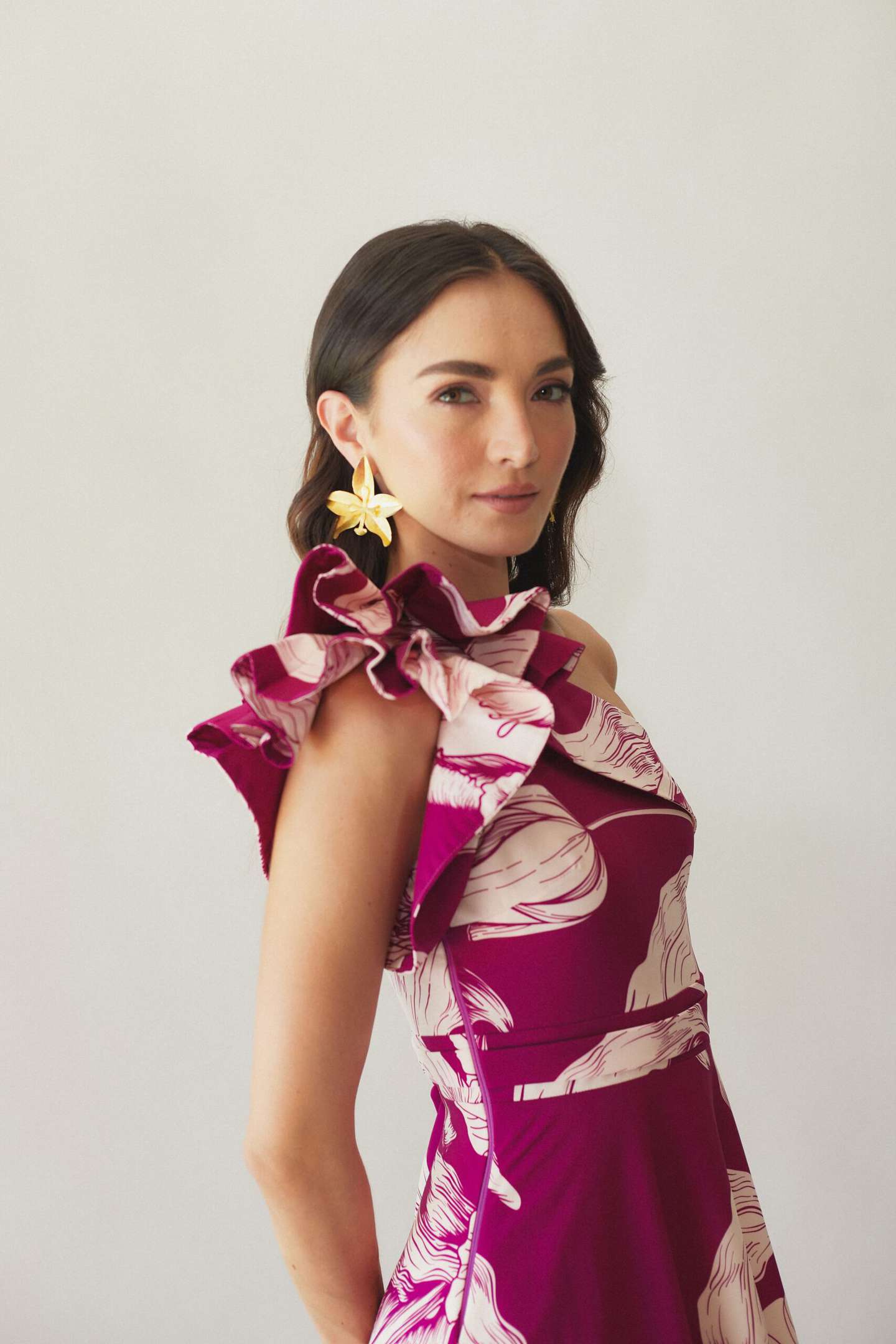 Vestido Fatima magenta