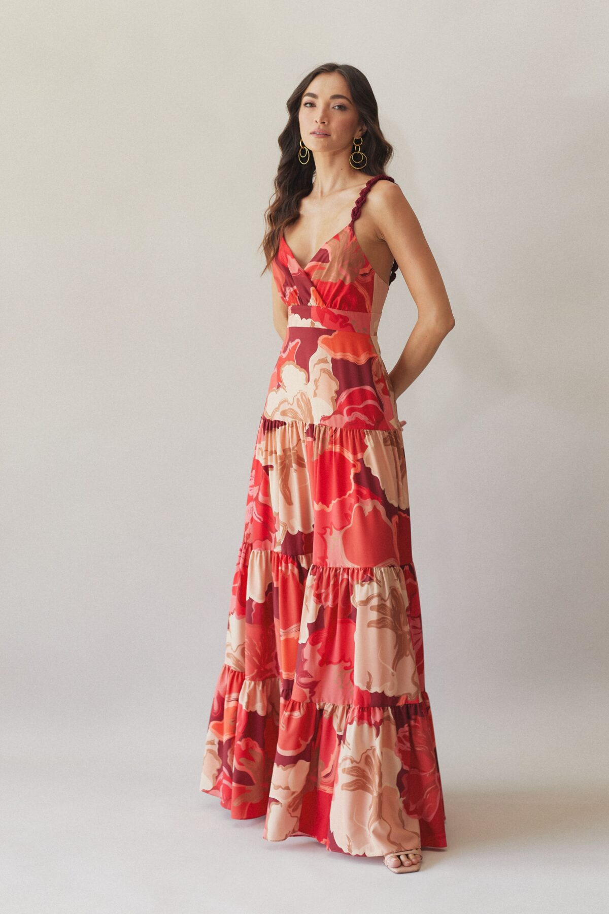 VESTIDO SERENA Naranja - Imagen 2